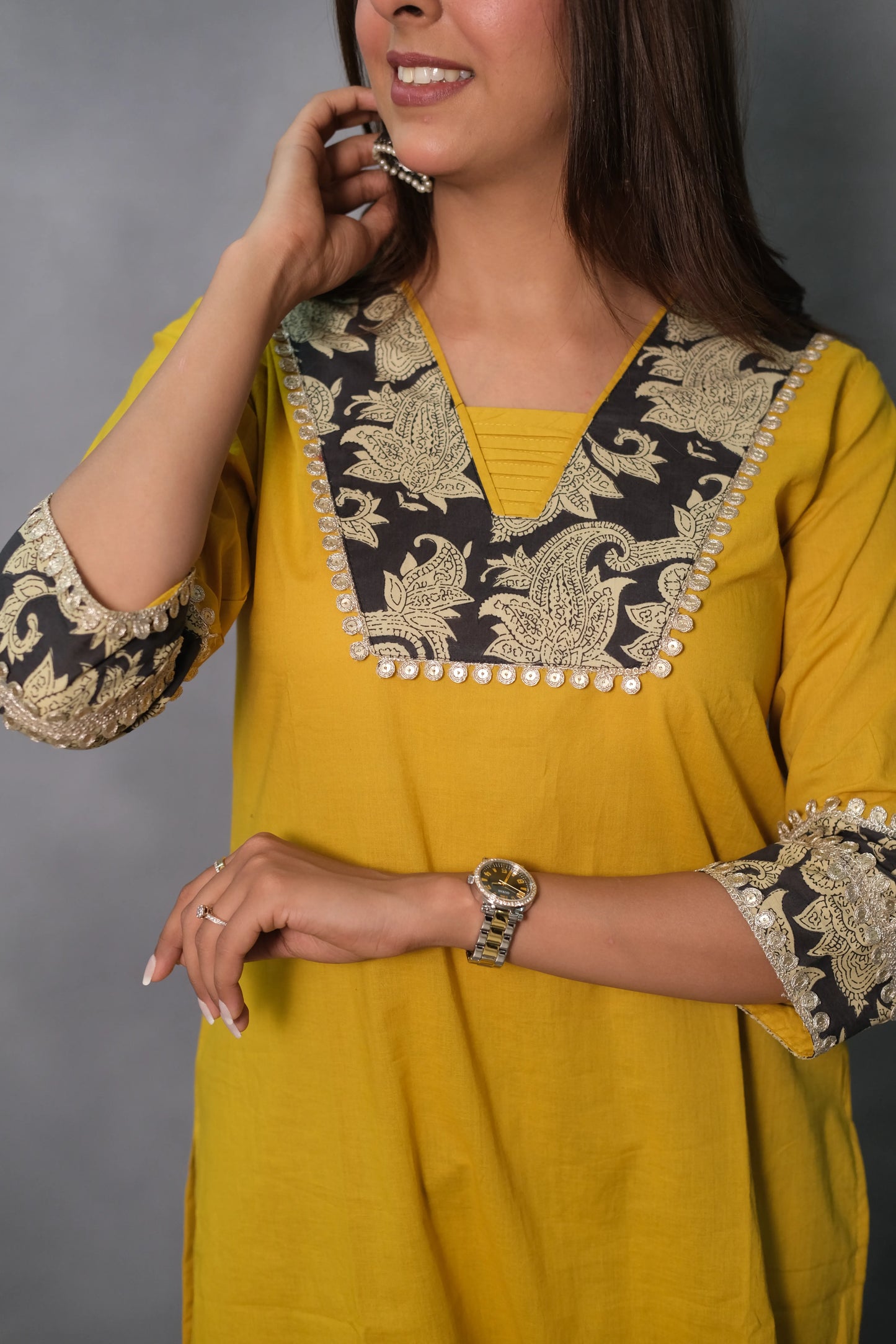 Printed Kurta Pant Plazo Set | Soft Cotton