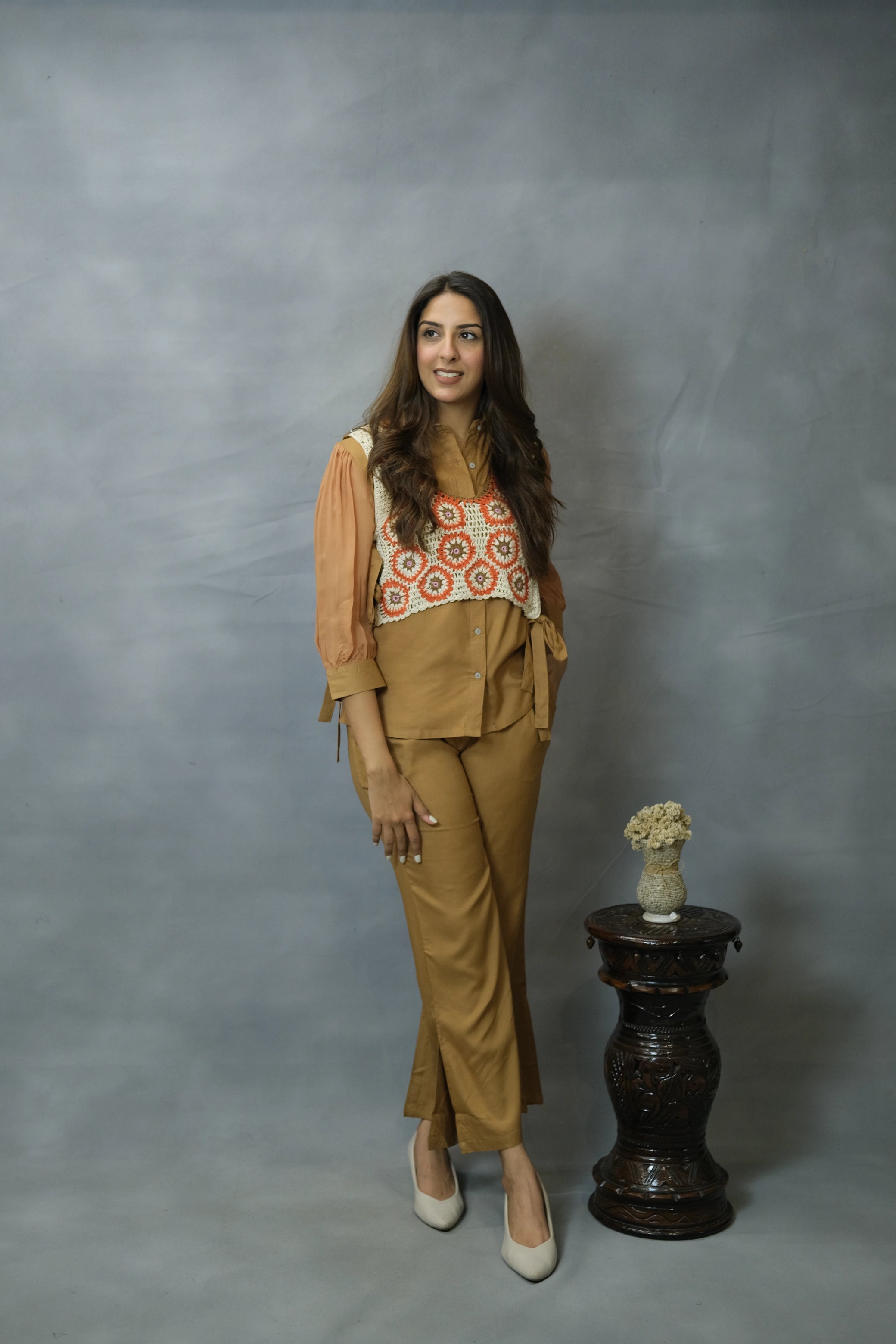 Coffee Brown Co-ord Set | Premium Rayon Fabric