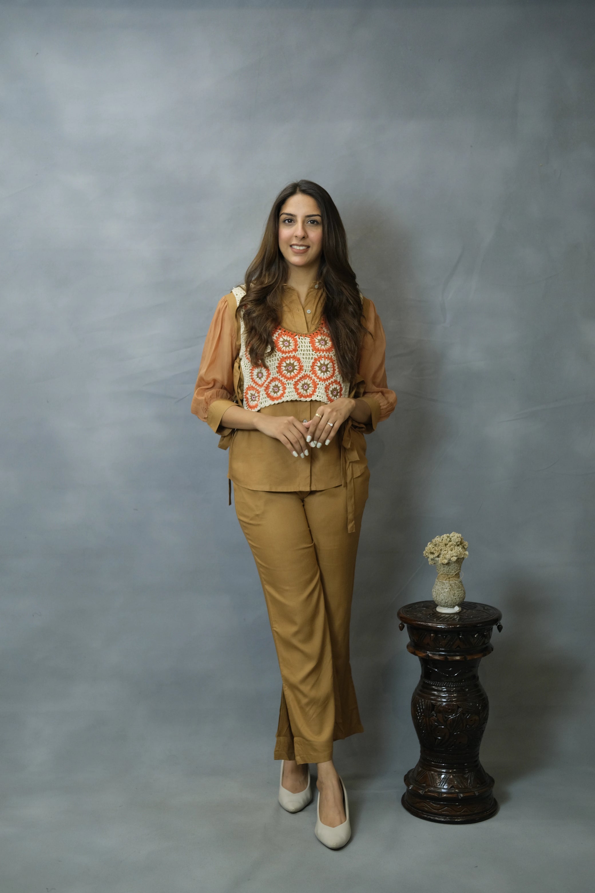 Coffee Brown Co-ord Set | Premium Rayon Fabric