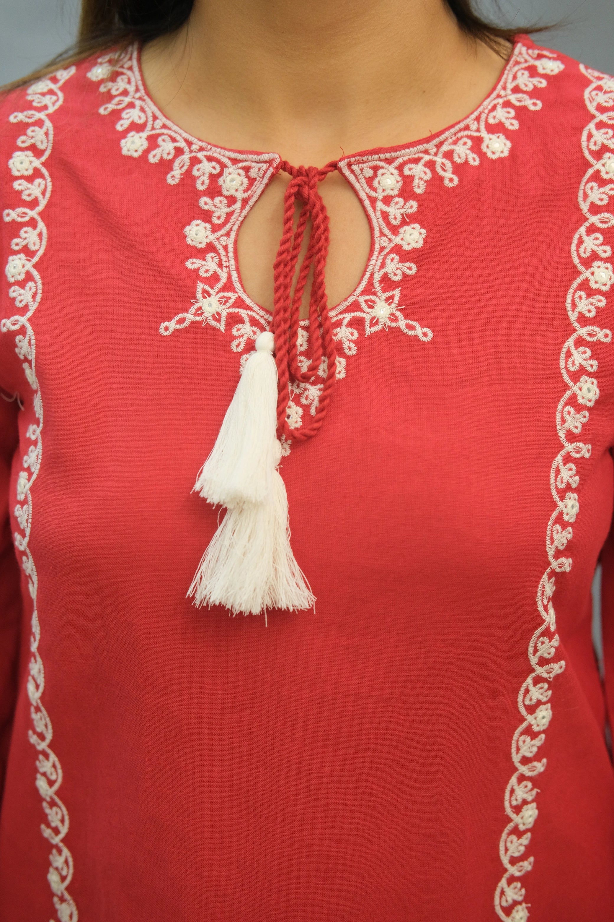 Lahori Style Embroidered Kurta Pant Set – Flex Cotton Ethnic Wear
