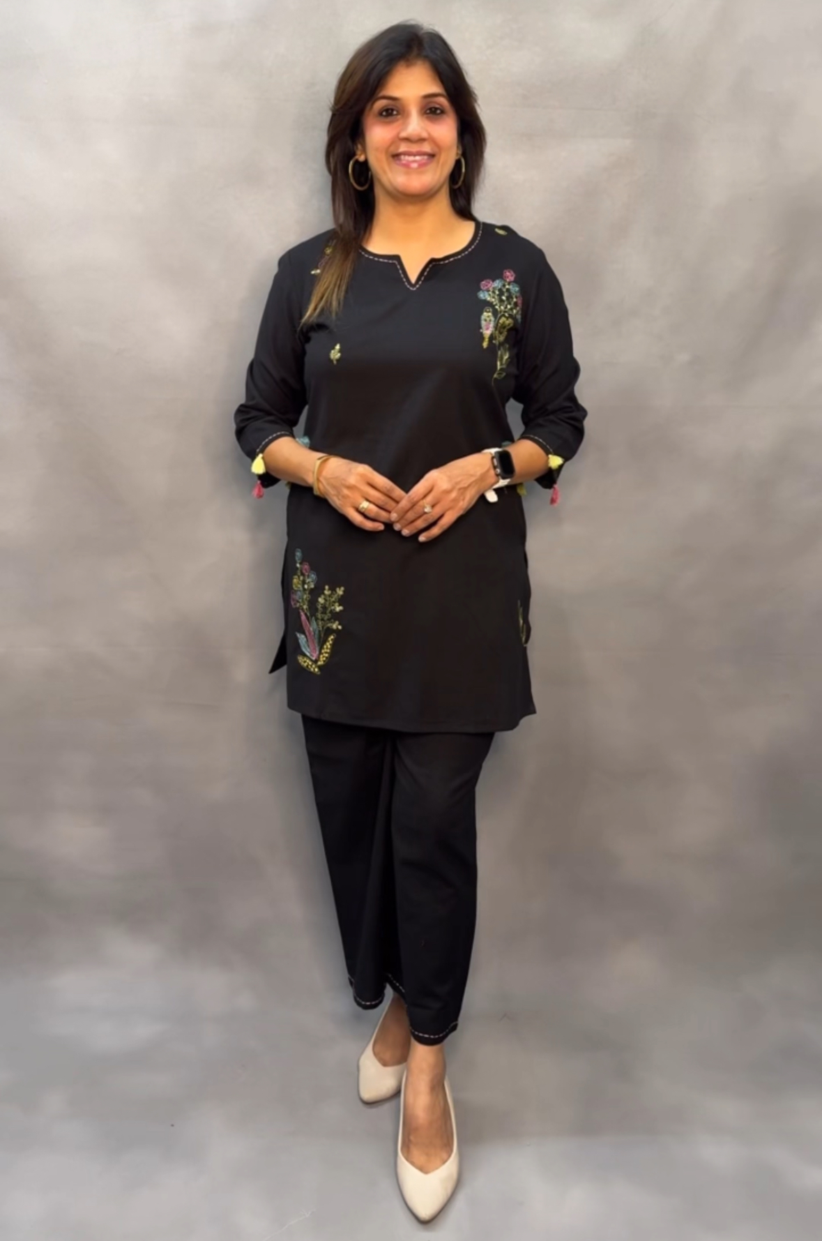 Embroidered Cotton Co-Ord Set – Elegant & Comfortable