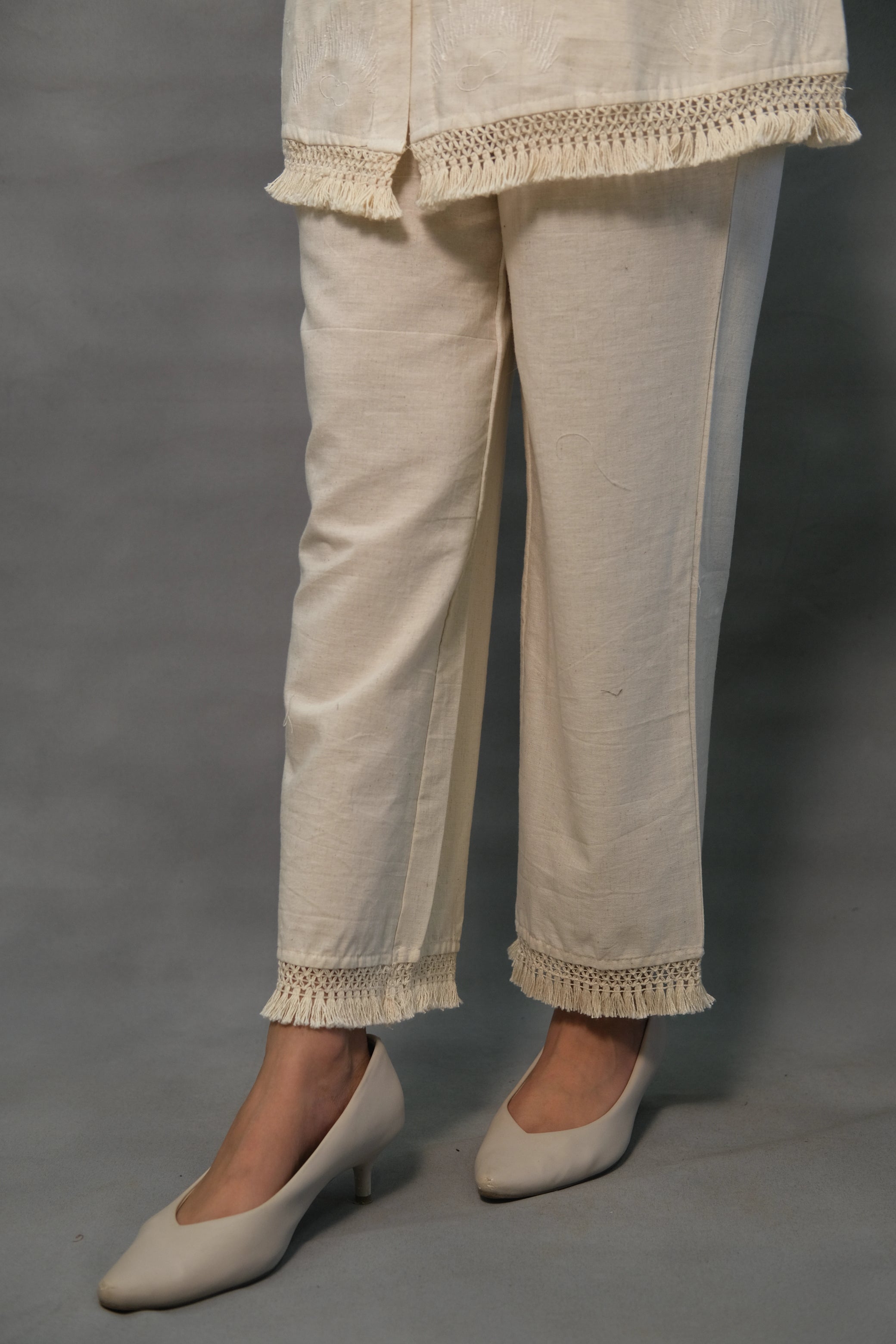 Embroidered Flex Cotton Co-Ord Set – Contemporary Ethnic Fusion for Everyday Style