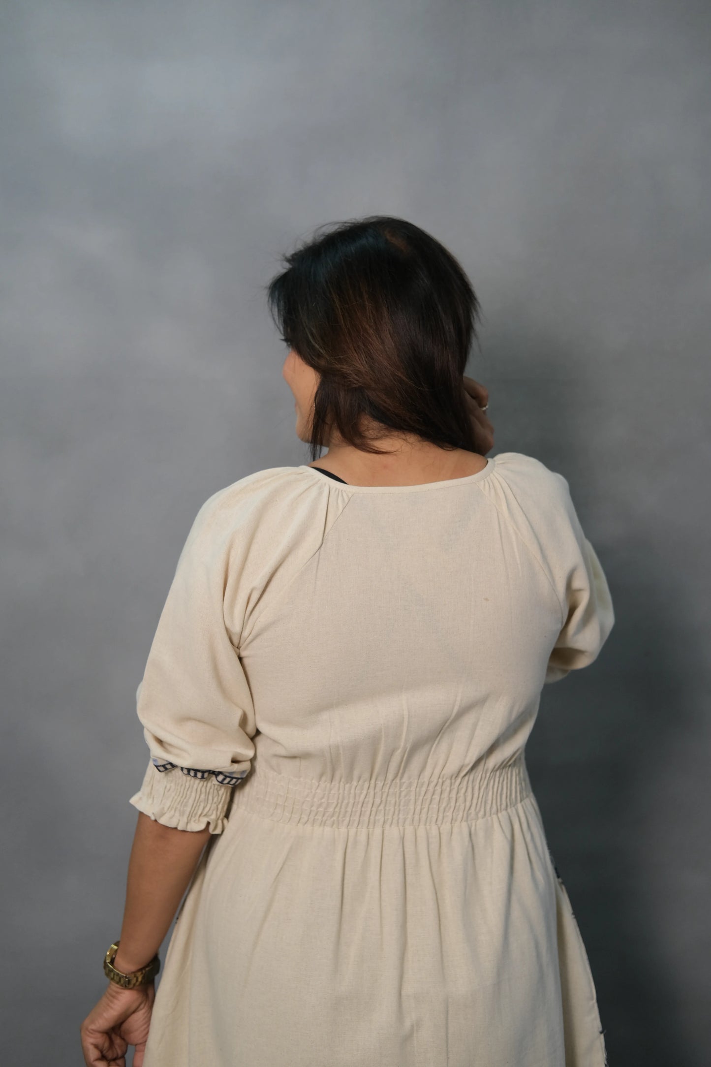 Embroidered One Piece Dress | Flex Cotton