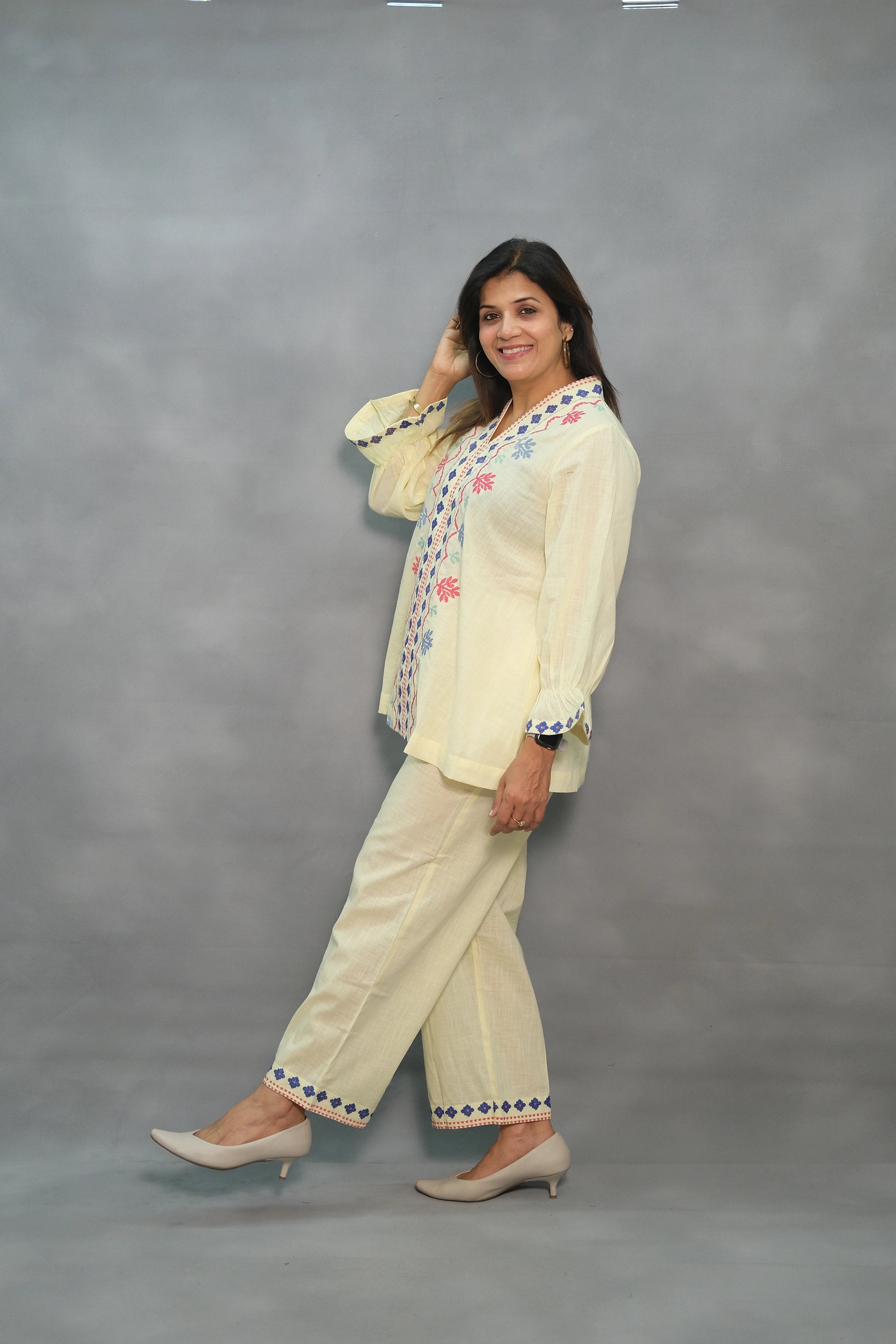 Soft Cotton Co-Ord Set | Chic & Comfortable in Yellow