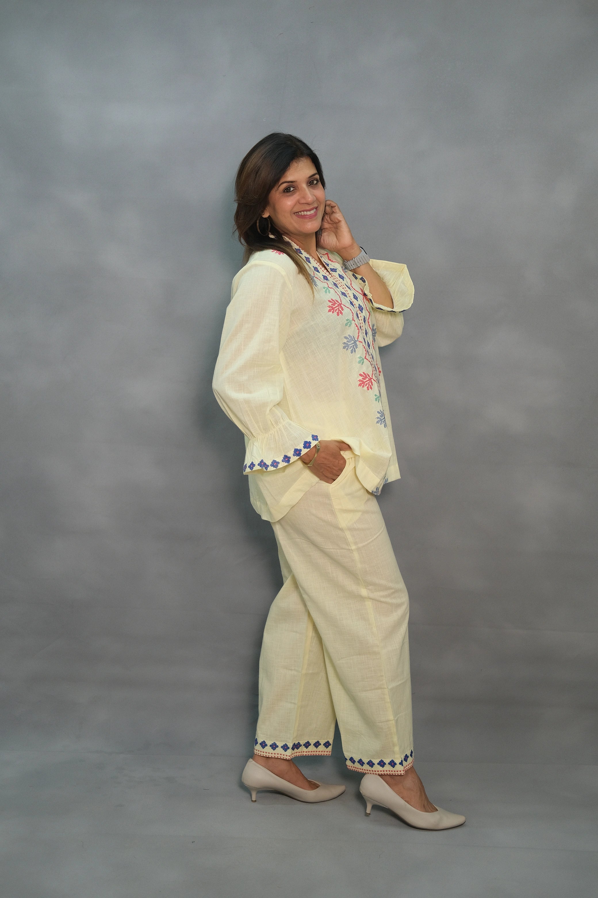 Soft Cotton Co-Ord Set | Chic & Comfortable in Yellow
