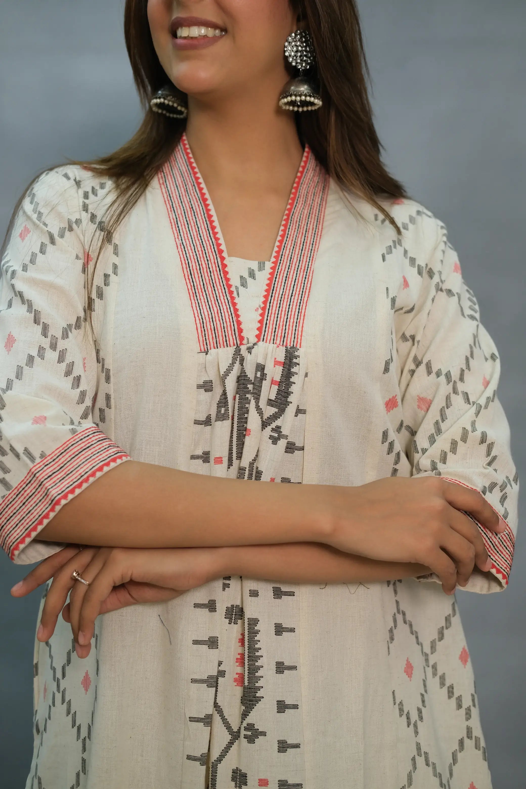 Elegant Flex Cotton Kurta Pant Set – Comfortable 2-Piece Ethnic Wear