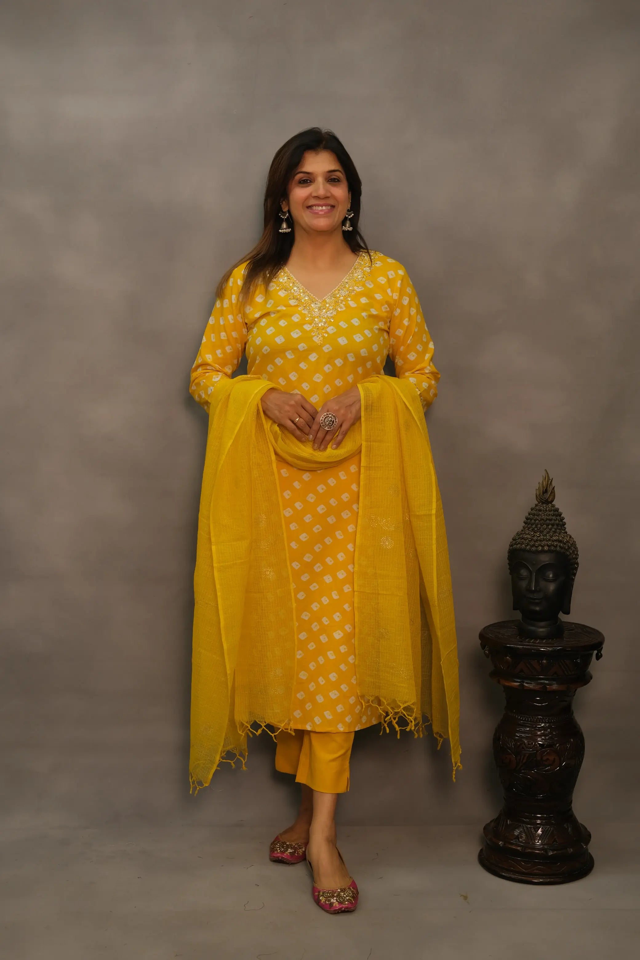 Elegant Soft Cotton 3-Piece Suit Set – Stylish & Comfortable Ethnic Wear
