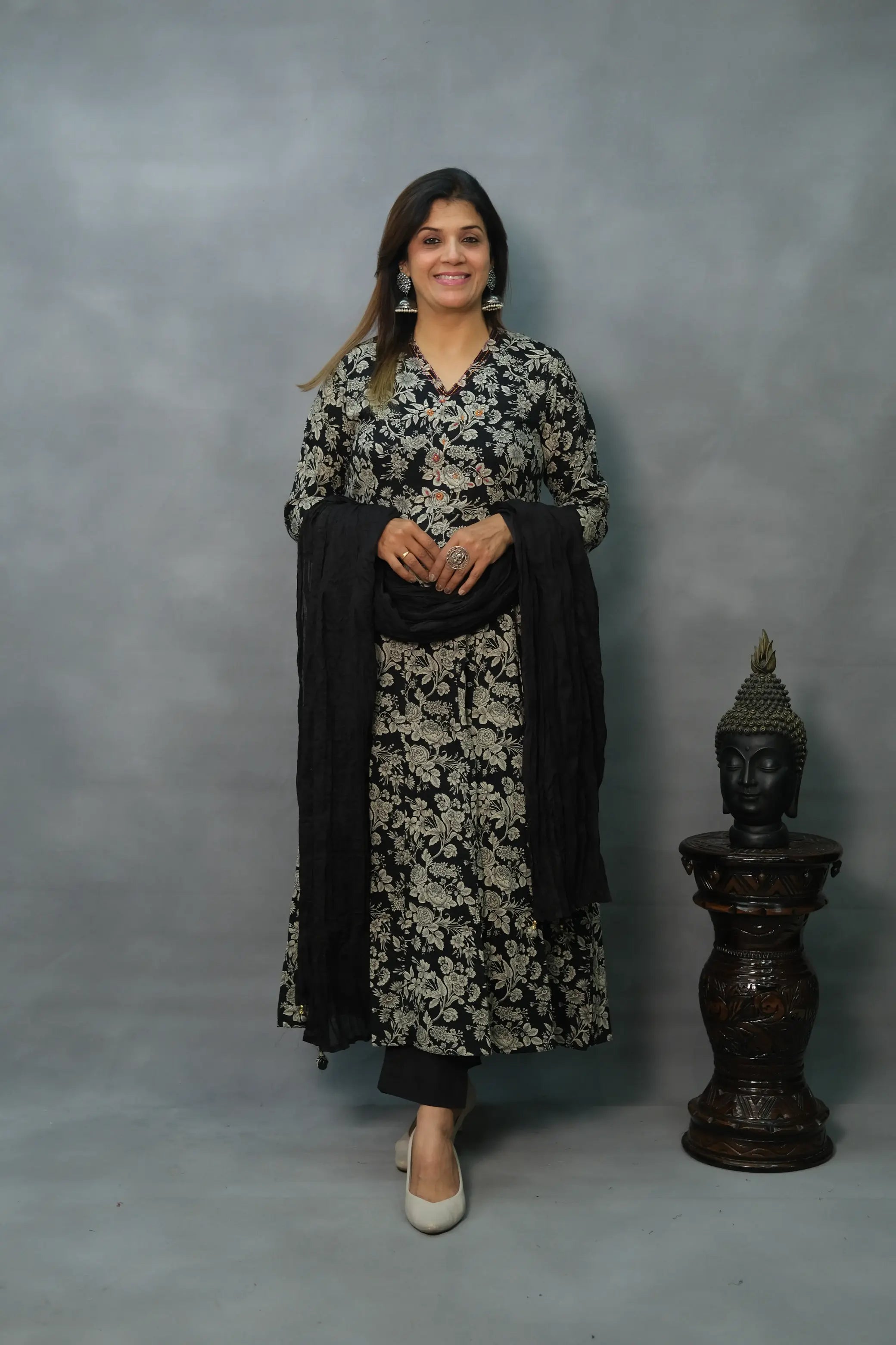 Classic Soft Cotton 3-Piece Suit Set – Elegant & Comfortable Ethnic Wear