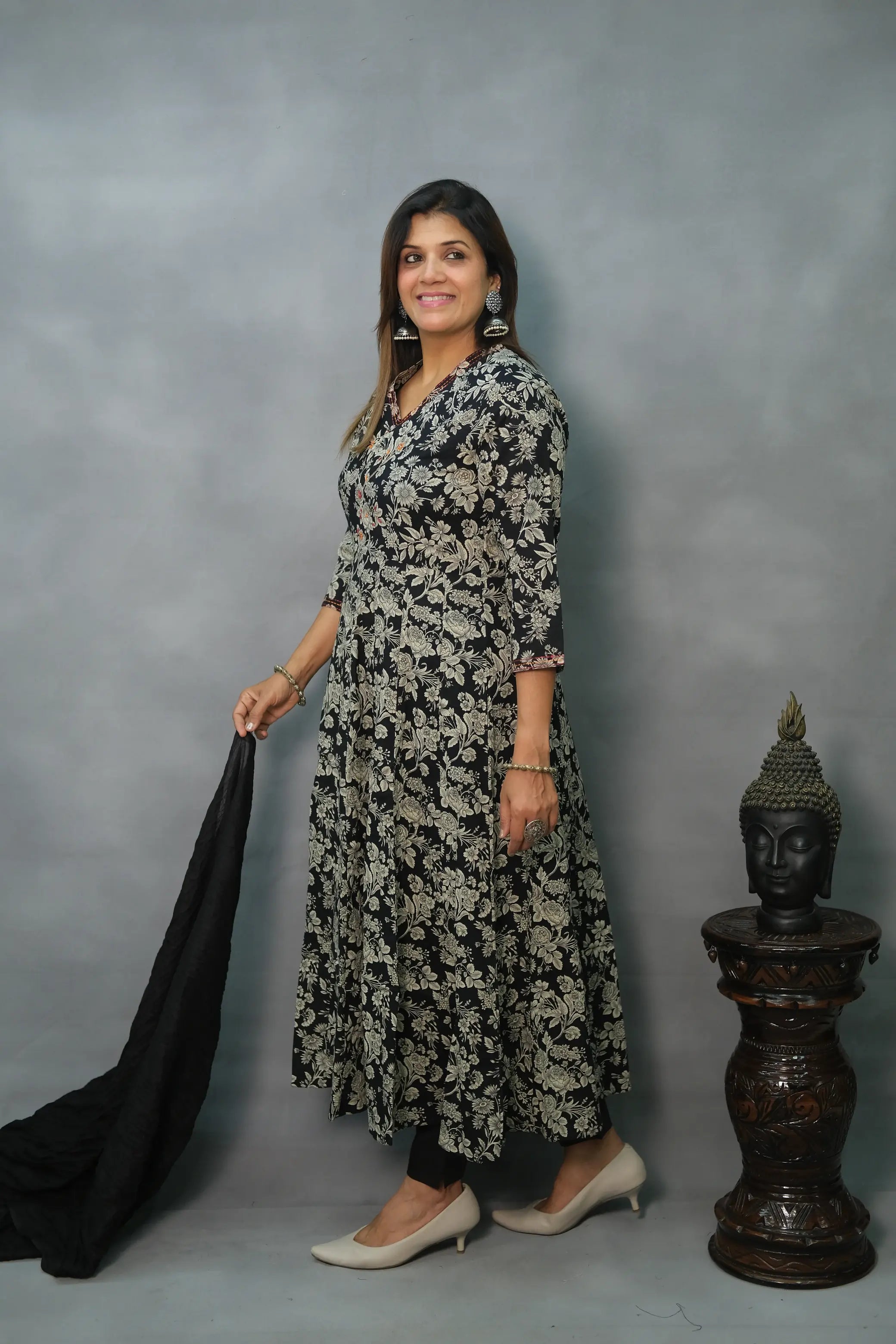 Classic Soft Cotton 3-Piece Suit Set – Elegant & Comfortable Ethnic Wear