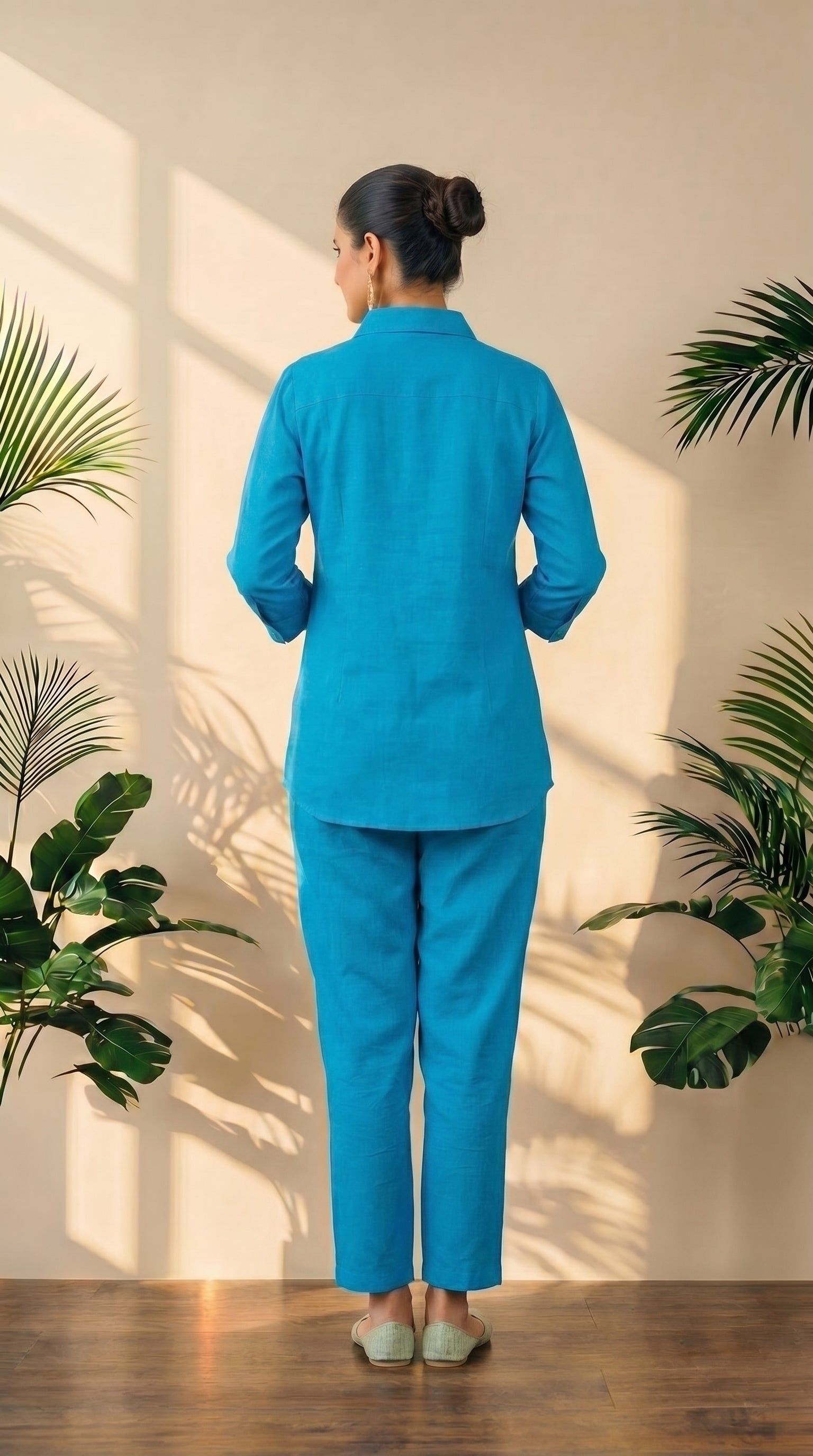 Rama Cotton Shirt & Pant Co-Ord Set