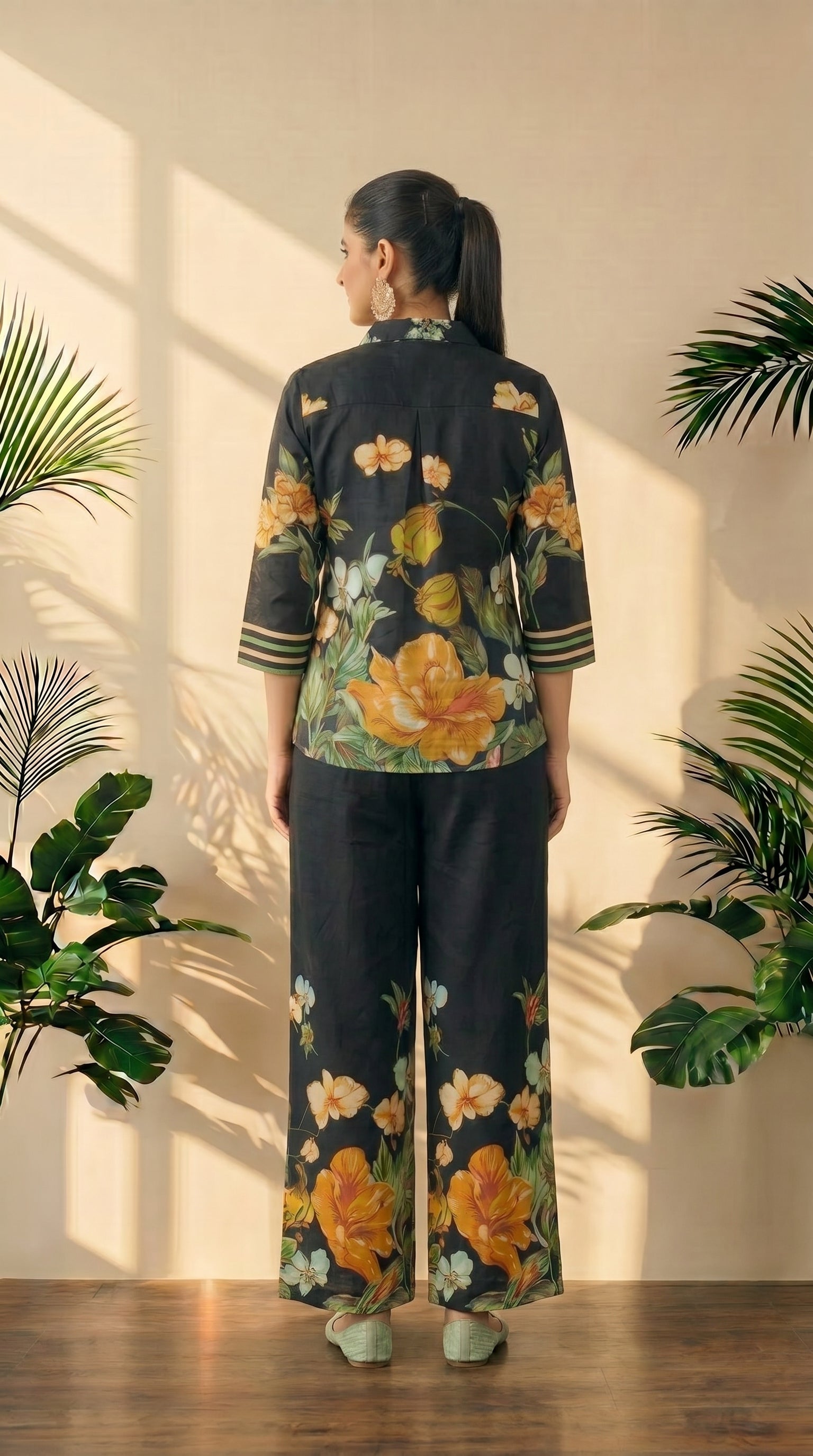 Floral Printed Cotton Co-ord Set | Stylish Everyday Wear