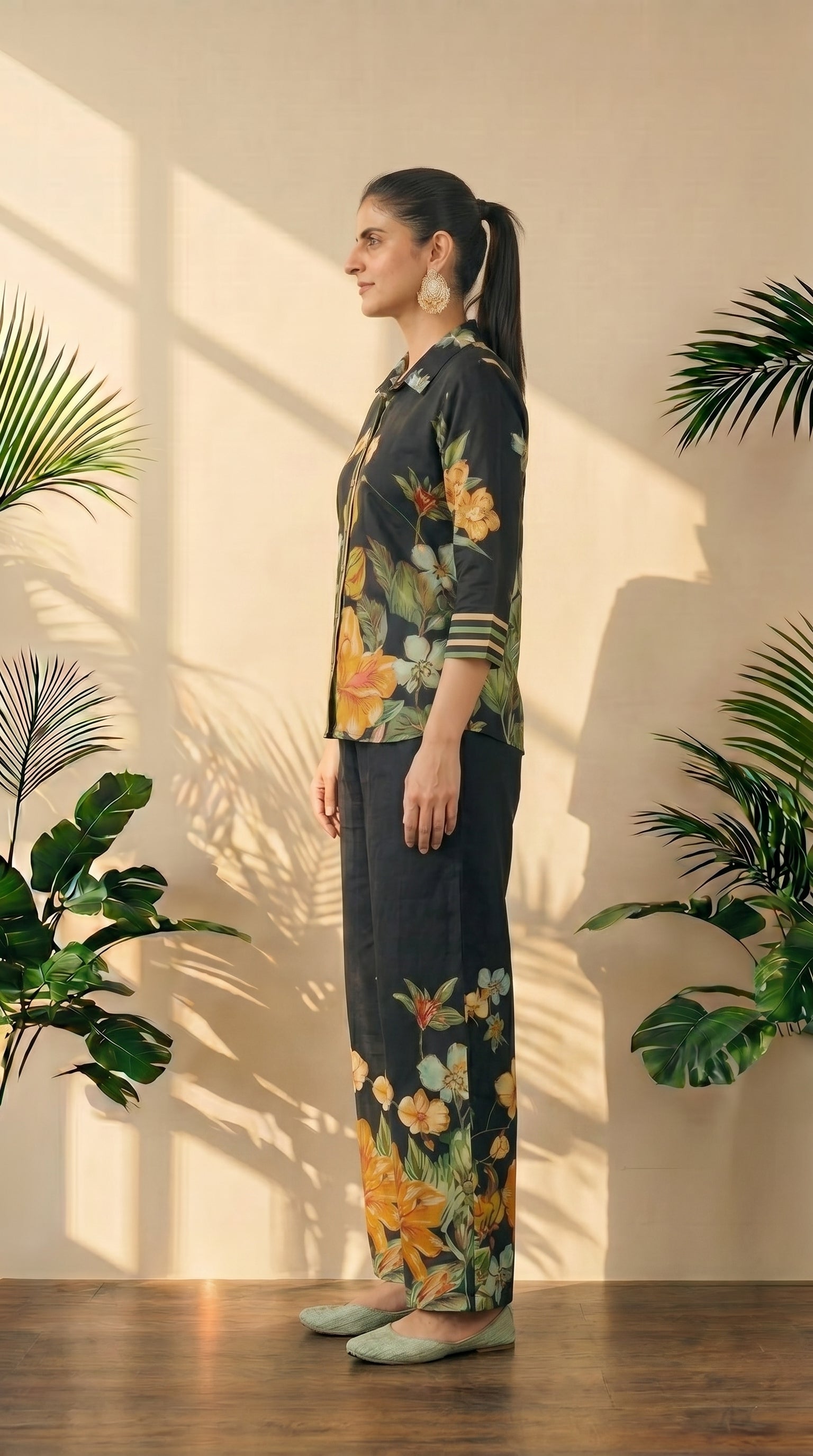 Floral Printed Cotton Co-ord Set | Stylish Everyday Wear
